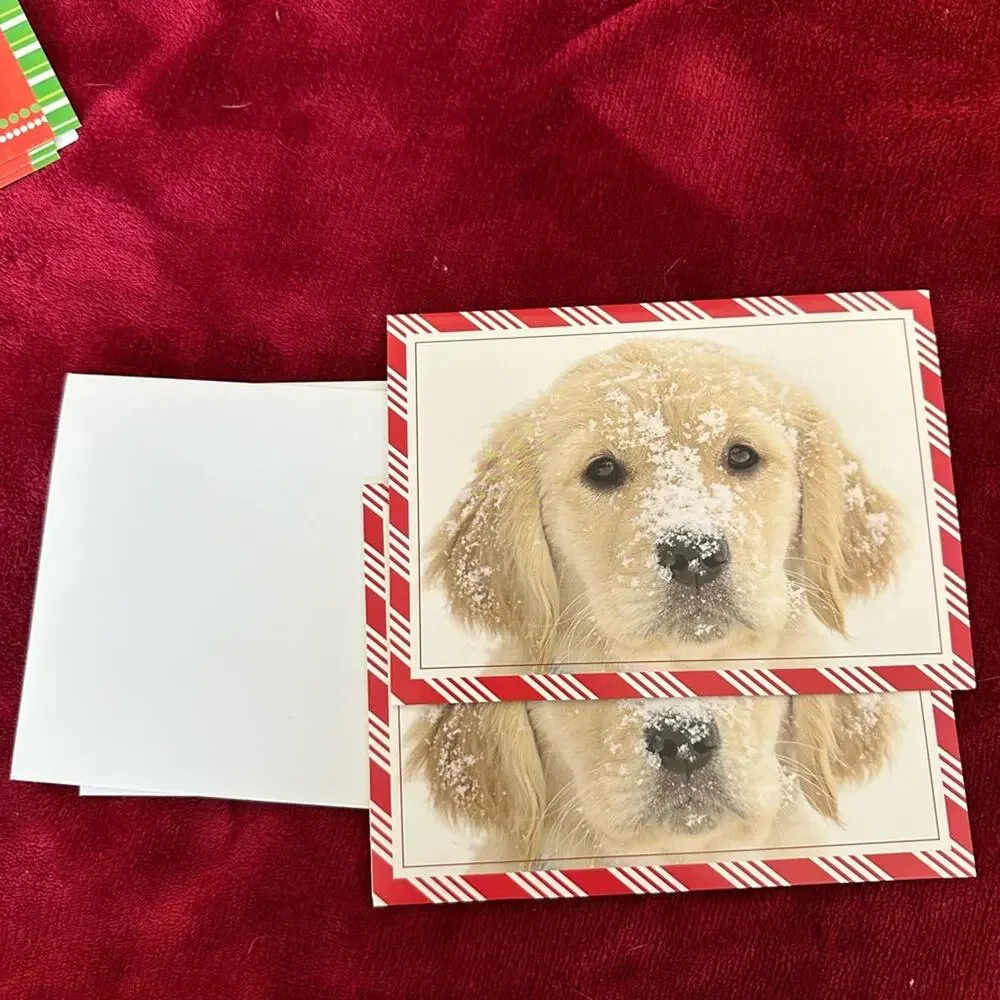 Christmas Holiday notecards with matching envelopes bulk bundle stationary
